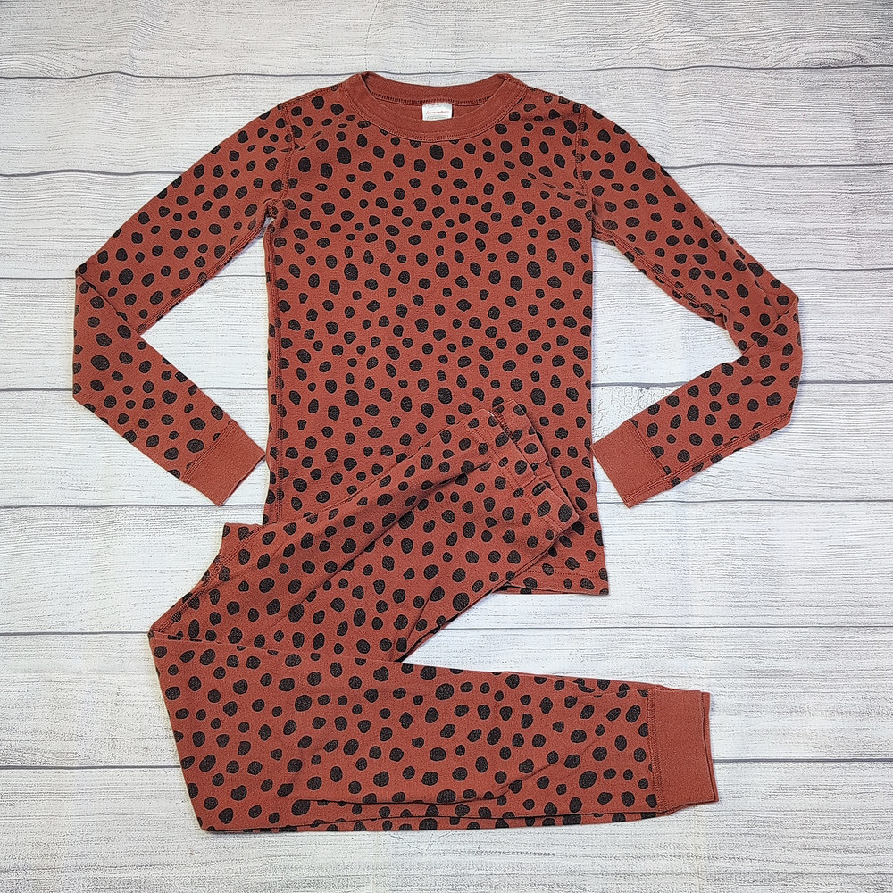 12 Hanna Andersson Mini Spots Long John Pajamas